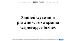 Desktop Screenshot of blizejprawa.com