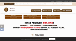 Desktop Screenshot of blizejprawa.pl